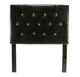 Furniture of America Ervin Contemporary Faux Leather Tufted Headboard