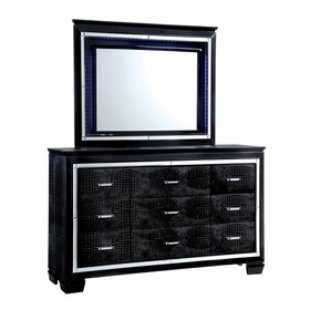 Furniture of America Balitoria Contemporary 9-Drawer Dresser with Mirror