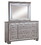 Furniture of America IDF-7979SV-D Balitoria Contemporary 9-Drawer Dresser in Silver