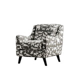 Furniture of America IDF-8171-CH-DG Lea Transitional Upholstered Arm Chair