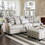 Furniture of America IDF-8280-SF Nina Transitional Upholstered Sofa
