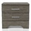 Furniture of America IDF-AC327GY Pittany Contemporary 2-Drawer Nightstand