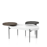 Furniture of America Hylen 2-Piece Coffee Table Set