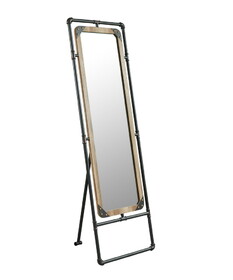 Furniture of America IDF-AC575 Le Rochelle Industrial Metal Standing Mirror