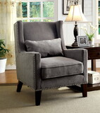 Furniture of America Cindi Transitional Upholstered Accent Chair