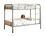 Furniture of America IDF-BK1035SV Lompok Contemporary Metal Bunk Bed in Silver