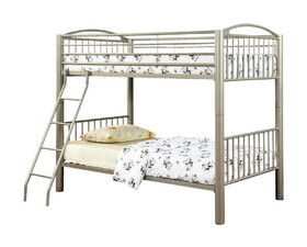 Furniture of America Pimmel Contemporary Metal Bunk Bed