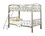 Furniture of America IDF-BK1037T Pimmel Contemporary Metal Bunk Bed in Twin