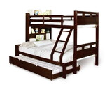 Furniture of America IDF-BK459EX-F Disch Transitional Solid Wood Bunk Bed