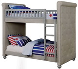 Furniture of America IDF-BK718 Sally Transitional Solid Wood Bunk Bed