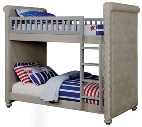 Furniture of America IDF-BK718 Sally Transitional Solid Wood Bunk Bed