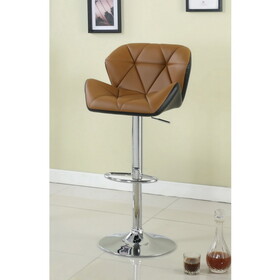 Furniture of America IDF-BR6231CL Randall Contemporary Height Adjustable Bar Stool