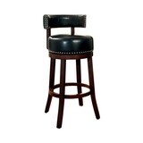 Furniture of America Roos Contemporary Swivel 29-Inch Bar Stools