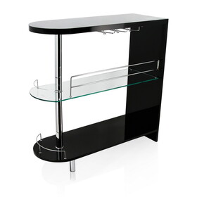 Furniture of America Morton Contemporary 2-Shelf Mini Server