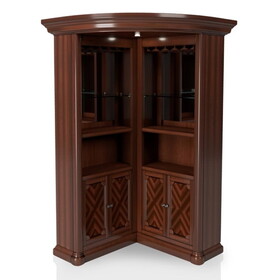 Furniture of America IDF-CR142 Nema Traditional Multi-Storage Curio Cabinet