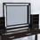 Furniture of America IDF-DK5685DG Wreston 3-Piece Vanity Set in Obsidian Gray