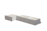 Furniture of America IDF-DR452-GY Joseph Transitional Solid Wood Underbed Drawers (Set of 3)