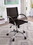 Furniture of America IDF-FC663BK Savin Adjustable Office Chair in Black