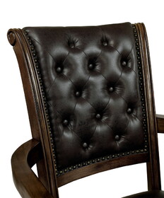 Furniture of America IDF-GM347-AC Fergo Contemporary Faux Leather Height-Adjustable Arm Chair