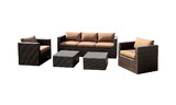 Furniture of America Dalton Contemporary 5-Piece Patio Set