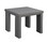 Furniture of America IDF-OS1884E Dylan Contemporary Square Patio End Table