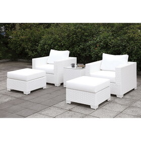 Furniture of America IDF-OS2128WH-SET20 Charles Contemporary Faux Rattan Patio Sectional XX
