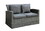 Furniture of America IDF-OT2552-LV Darcy Contemporary Padded Patio Loveseat