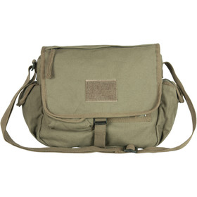Fox Cargo Retro Messenger Bag W/Plain Flap