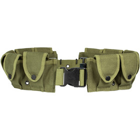 Fox Military Gi Style 10 Pocket Canvas Cartridge Belt