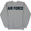 Xtreme Endurance 64-6715 S Air Force Seal Crewneck Sweatshirt Grey - S