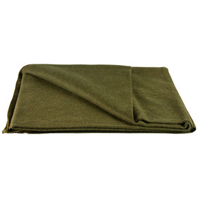 Fox Adventure Wool Camp Blanket - Olive Drab