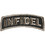 Infidel Curved Patch - Foliage/Black