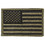 Fox Tactical 84P-870 Usa Flag Patch - Olive Drab - Right Face - 6 Pack