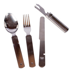Fox Military 90-83 German Chow Set - Stainless Steel Used