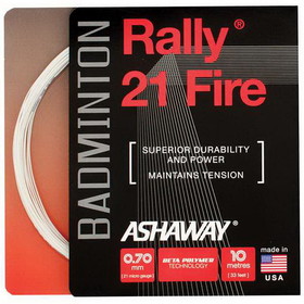Ashaway A14313 Rally 21 Fire Badminton (White)