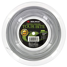 Solinco BSTBS6 Tour Bite Soft Reel 656' (Silver)