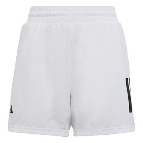 Adidas HR4289 Boys Club 3 Stripe Short (White)