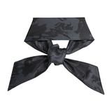 Adidas 5153538 Alphaskin Print Tie Headband (Grey Camo/Black)