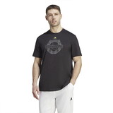 Adidas II5902 Tennis Wimbledon Graphic Tee (M) (Black)