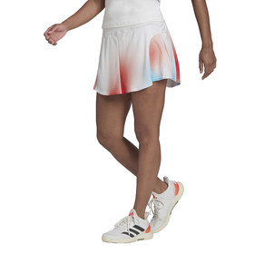 Adidas HC7700 Melbourne Match Skirt (W) (White/Red)