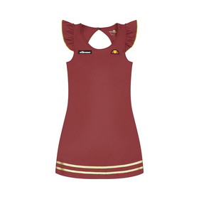 Ellesse SCQ17044-800 Clovere Dress (W) (Burgundy)
