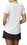 Fila TW017355-100 Pickleball Silky V-Neck Tee (W) (White)