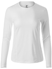Fila TW039911-100 Essentials UV Blocker Long Sleeve Top (W) (White)