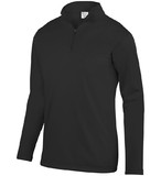 Augusta 5507-080 Wicking Fleece 1/4 Zip Pullover (M) (Black)