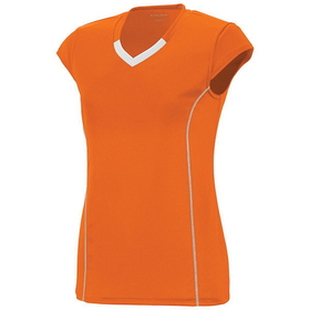Augusta 1218-Y60 Blash Short Sleeve Jersey (W) (Neon Orange)
