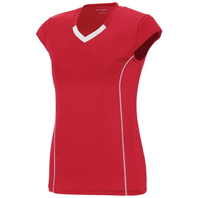 Augusta 1218-400 Blash Short Sleeve Jersey (W) (Red)