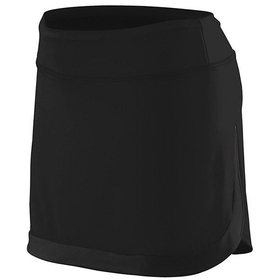 Augusta 2410-425 Color Block Skirt (W) (Black)