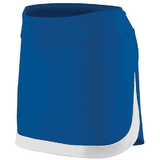Augusta 2410-280 Color Block Skirt (W) (Royal/White)