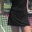 Lucky In Love CB793 Mesh Inline Skirt (Black)