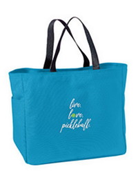 Fromuth B0750 Live, Love, Pickleball Tote (Black)